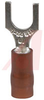Terminal; Fork; 22 to 16 AWG; 0.136 in.(Max.); Copper; Tin; Nylon; #10; Fork - 70091896 - Allied Electronics, Inc.