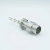 MS High Current Series, Multipin Feedthrough, 2 Pins, 700 Volts, 16 Amps per Pin, 0.094″ Nickel Conductors, 1.33″ Conflat Flange -- A2568-1-CF - Image
