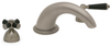 Deck-Mount Roman Tub Spout: N&ordm; 14907 Two-Valve Deck-Mount Tub Set with Levers - 14907 - P. E. Guerin