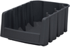 Akro-Mils 35 lb Black Industrial Grade Polymer Stacking Storage Bin - 17 7/8 in Length - 6 5/8 in Width - 7 in Height - 1 Compartments - 30776BLACK - 30776BLACK - R. S. Hughes Company, Inc.