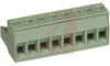 Plug, Terminal Block; 12 A; 250 V; 5 mm; 24 AWG/kcmil (Min.); 8; Screw; 4 kV - 70054801 - Allied Electronics, Inc.