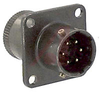 CONNECTOR,WALL MOUNTING RECEPTACLE,CLASS E,SIZE 10,6 #20 SOLDER PIN CONTACT - 70010439 - Allied Electronics, Inc.