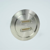 Subminiature D-type Multipin Feedthrough, 2 x 25 Pins, 500 Volts, 5 Amps per Pin, 5.12″ ISO Flange - A1529-5-ISO - MPF Products, INC.