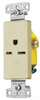 Duplex/Single Receptacle - RRD155I - Hubbell Incorporated