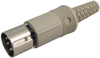 Din Audio / Video Connector, 240 , Plug, 5, Cable Mount, Plastic Body, Tin Plated Contacts Rohs Compliant Hirschmann - 67C7907 - Newark, An Avnet Company