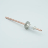 Power Feedthrough, 12000 Volts, 180 Amps, 1 Pin, 0.25″ Copper Conductor, 1.18″ QF / KF Flange - A0117-1-QF - MPF Products, INC.