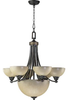 621-6-95 Mid. Chandeliers-Glass Up - 741295 - Capital Lighting, Inc.