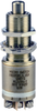 Hermetically sealed high temperature limit switch with Screw termination, Plunger actuation, DPDT Circuitry, 5 A (Resistive) ampere rating at 28 Vdc, Military Part Number MS24594-1 -- 12HR1-S - Image