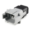 Amphenol Sine Systems AT04-08PA-SRGRY 8-Way AT Connector Receptacle with Strain Relief End cap -- 39317