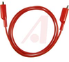 Alligator Test Clip Patch Cord, 36 inches, Red - 70062357 - Allied Electronics, Inc.