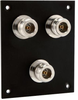 Universal Sub-Panel, Three N Type Feed-Thru Bulkhead Coupler Rohs Compliant L-Com - 07AH3433 - Newark, An Avnet Company