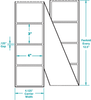 General Use Label w/ Perf - Fanfolded - 670072 - Western Numerical Control