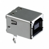 USB 2.0, Type B, Receptacle, Right Angle, 4 Pins, Shell Kink with Nickel Plating, 30?