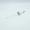 Power Feedthrough, 20,000 Volts, 15 Amps, 1 Pin, 0.092″ Nickel Conductor, 1.33″ Conflat Flange - A0533-1-CF - MPF Products, INC.