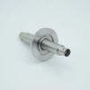 BNC Coaxial Feedthrough, 1 Pin, Grounded Shield, Double-Ended, 1.57″ QF / KF Flange -- A0478-1-QF - Image