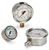Poly Case Flat Mount Pressure Gauge -- 6094 - Image