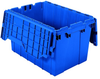 Akro-Mils Keepbox 12 gal 65 lb Blue Industrial Grade Polymer Attached Lid Container - 21 1/2 in Length - 15 in Width - 12 1/2 in Height - 39120 BLUE -- 39120 BLUE - Image