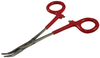 Steel Forceps, Curved Tip, 5In; Jaw Type Aven - 50N041 - Newark, An Avnet Company