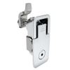 Compression Latch, Lift & Turn, Medium Size, Flush Style, Tool Locking, 4 mm Hex Recess, Zinc Alloy, Chrome Plated, Polished - 62-420-111-2 - Southco