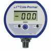 Cole-Parmer Battery-powered Digital Gauge, -15 to 15.0 PSI; 1/4