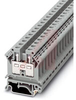 Universal terminal block with screw connection, AWG 26-8, Gray - 70169642 - Allied Electronics, Inc.
