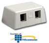 Hubbell 8600 Series Surface Housing - 8602 - TelephoneStuff.com