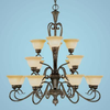 Large Chandeliers-Glass Shade - 730137 - Capital Lighting, Inc.