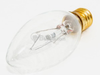40 Watt, 130 Volt SHORT Clear Blunt Tip Decorative Bulb - 400140 - bulbs.com