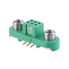 3+3 Pos. Female DIL Vertical SMT Conn. Screw-Lok Reverse Fix - G125-FS10605F2P - Harwin Plc