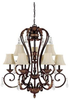 3809CB-434-CR Mid. Chandeliers-Candle - 340112 - Capital Lighting, Inc.