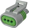 Housing, Rcpt, 3Pos, 14A, Black; Product Range Aptiv/delphi - 61AC8737 - Newark, An Avnet Company
