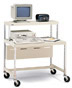 Mobile Computer Cart - EC15-PB - Visual Sound, Inc.