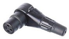 XLR 3 Pin Cable Mt(f) Rt. Ang. Neutrik Connector Black/Gold - CA-NC3FRCB - Visual Sound, Inc.