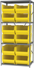 Shelving, Steel Shelving Kit, 24x36x79, 12 Bins - AS2479288Y - Akro-Mils, Inc.