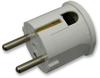 Connector, Schuko, Plug, 16A, 250Vac, Black; Connector Type Apsa - 74R4800 - Newark, An Avnet Company