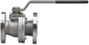 API 608 Stainless Steel ANSI 150 Flanged, Full Port, Split-Body Ball Valve -- 68J000-1 - Image