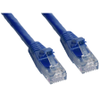 Amphenol MP-64RJ45UNNB-001 Cat6 UTP Patch Cable (550-MHz) with Snagless RJ45 Connectors - Blue 1ft - Image