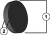 Ceramic 5 - Standard DISC MAGNETS -- CM-0517