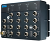 EN50155 Managed PoE Ethernet Switch with 16GE(4bypass), 24-110VDC -- EKI-9516G-4GMPW-AE
