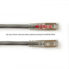 25FT Gray CAT5e 100MHz Patch Cable F/UTP CM Locking Snagless - C5EPC70S-GY-25 - Black Box