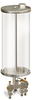 (Formerly B3153-6X01), Multiple Feed Manual Lubricator, 1 gal Acrylic Reservoir, 3 Feeds - B3153-128A03B111GW - Oil-Rite Corp.