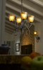 GLA-8910-56-AMBR-DBRZ Mid. Chandeliers-Glass Up - 494984 - Capital Lighting, Inc.
