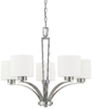 4345BN-103 Mid. Chandeliers-Drum Shades - 340427 - Capital Lighting, Inc.
