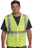 PIP 302-5PMVLY Lime Yellow 2XL Polyester Mesh High-Visibility & Reflective Vest - 3 Pockets - Fits 54.3 in Chest - 28 in Length - 616314-69932 - 616314-69932 - R. S. Hughes Company, Inc.