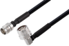 2.2-5 Female to 4.3-10 Male Right Angle Low PIM Cable 200 CM Length Using 1/4 inch Superflexible Coax - PE3C8056-200CM - Pasternack