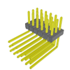 Headers, Male Pins - 612-TSW-106-10-G-T-RA-ND - DigiKey