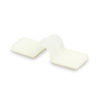 Essentra Plastics 22DPC25550 Adhesive Double-Backed Press Clip, .25