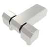 Surface Mount Hinge, 40 mm size, with Thread Mount and Stud Mount, Stainless steel, Electro Polished, Bright - EH-DHIS-3040-M6 - Southco