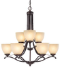 3949BB-201 Mid. Chandeliers-Glass Up - 602940 - Capital Lighting, Inc.
