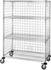 3 Sided Cart W/enclosure Panel, 4Shelves; Height Quantum Storage - 42AC5211 - Newark, An Avnet Company